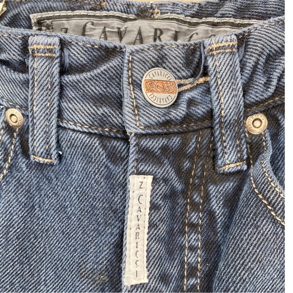 Z Cavaricci Women’s Vintage Feminine Regular Fit Dark Blue Denim Jeans Size 27 - Picture 4 of 8